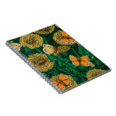 Löwenwiese auf dunkelgrün notizblock (Rechte Seite)