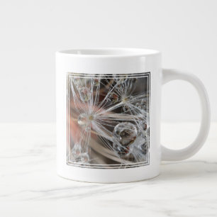 Löwenzahn-Abstrakt Jumbo-Tasse