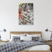 Löwenzahn Abstrakt Leinwanddruck (Insitu (Schlafzimmer))