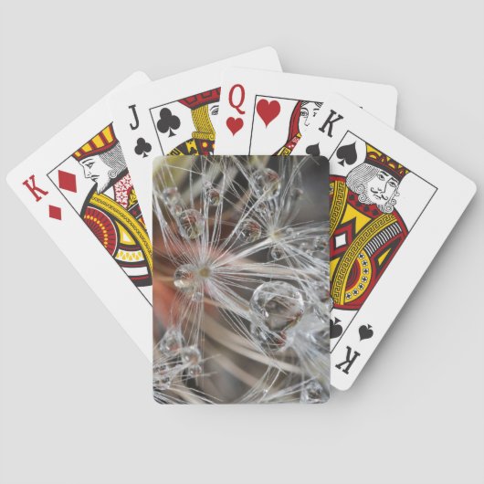 Löwenzahn-Abstrakt Spielkarten (Rückseite)