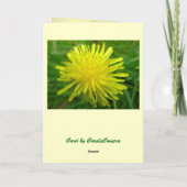 Löwenzahn-alles- Gute zum Geburtstagtochter-Karte Karte (Rückseite)