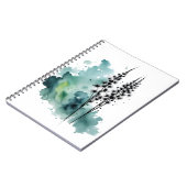 Löwenzahn - Aquarellblumen Notizblock (Linke Seite)