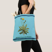 Löwenzahn auf Blau Tasche (Von Nahem)