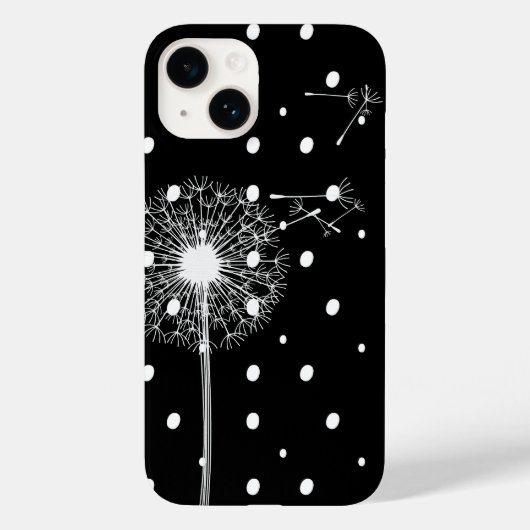 Löwenzahn auf Punkten Case-Mate iPhone Hülle (Rückseite)