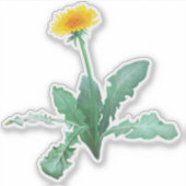 Löwenzahn-Aufkleber Aufkleber (Vorderseite)