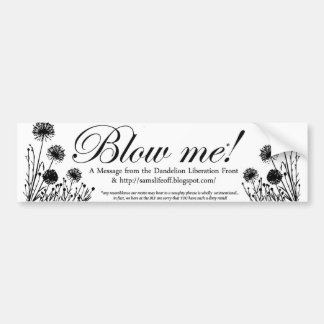 Löwenzahn-Befreiungs-Front Autoaufkleber