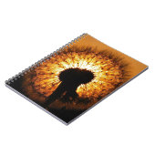 Löwenzahn bei Sonnenuntergang Notizblock (Linke Seite)