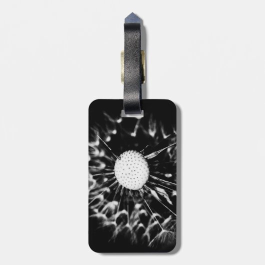 Löwenzahn blacq gepäckanhänger (Rückseite vertikal)