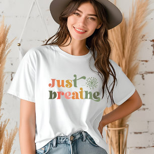 Löwenzahn-Blumen-Achtsamkeit-Wellness T-Shirt