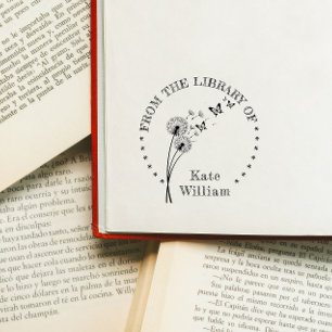 Löwenzahn-Blumen-Buch Aus der Bibliothek von Stemp Permastempel
