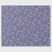 Löwenzahn, Blüten Geschenkpapier (Flach)