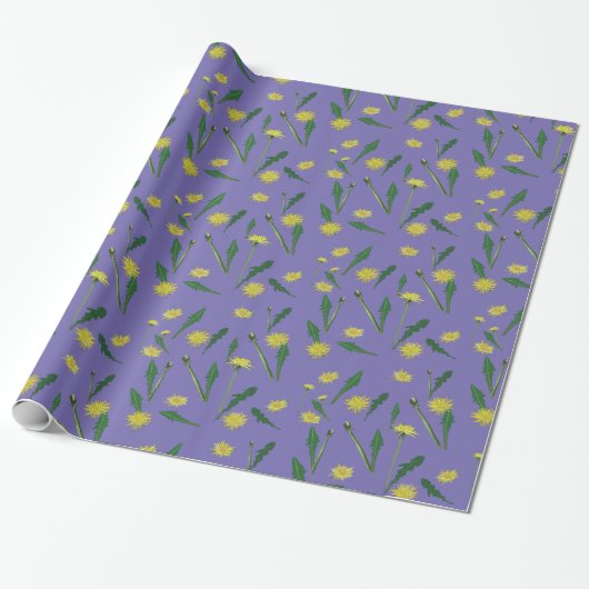Löwenzahn, Blüten Geschenkpapier (Ungerollt)