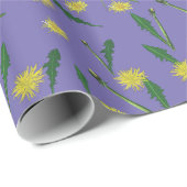 Löwenzahn, Blüten Geschenkpapier (Rolleneckpunkt)