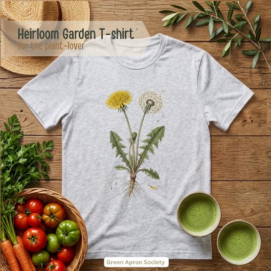 Löwenzahn Botanische Illustration Tri-Blend Shirt