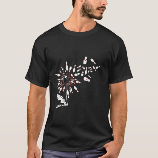 Löwenzahn Bowler Bowling Lustige Löwenzahn T-Shirt (Vorderseite)