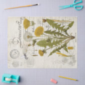 Löwenzahn-Decoupage-Tissue-Blatt Seidenpapier (Basteln)