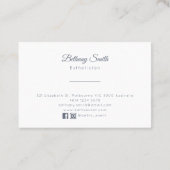 Löwenzahn der Visitenkarte-| (Holzkohle) Visitenkarte (Rückseite)