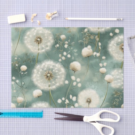 Löwenzahn Design Serie #12 Seidenpapier (Handwerk)