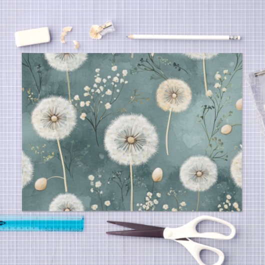 Löwenzahn Design Serie #13 Seidenpapier (Handwerk)