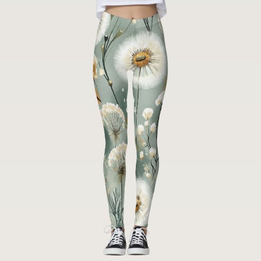 Löwenzahn-Design-Serie #3 Leggings (Vorderseite)