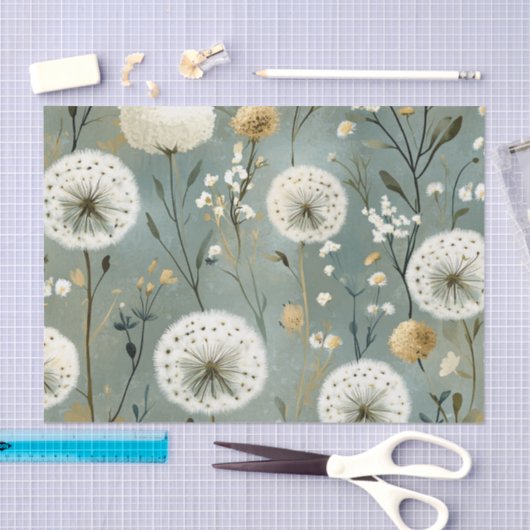 Löwenzahn Design Serie #8 Seidenpapier (Handwerk)