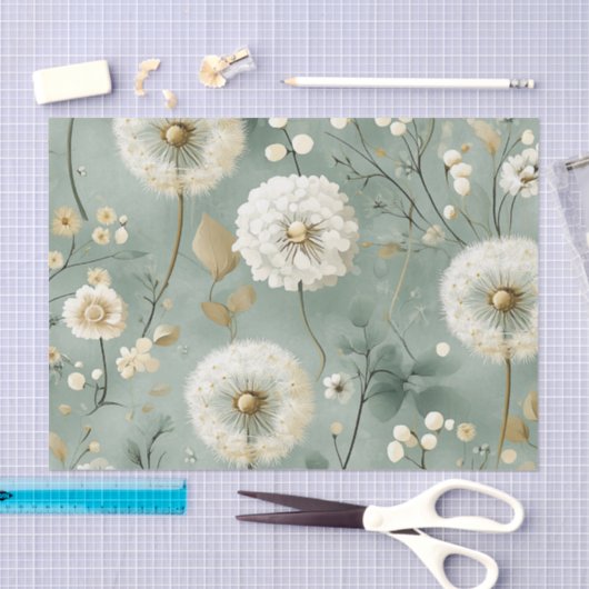 Löwenzahn Design Serie #9 Seidenpapier (Handwerk)
