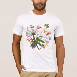 Löwenzahn-Drachen-Blume, Drachenliebhaber Unisex T-Shirt