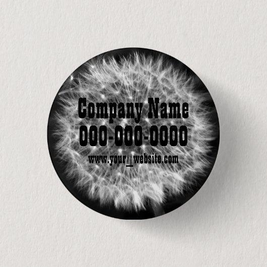 Löwenzahn-Fäserchen Button (Vorderseite)