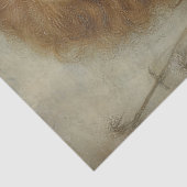 Löwenzahn Fee Waldlandschaft Fantasie Wasserfarben Seidenpapier (Ausschnitt)