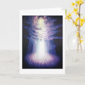 Löwenzahn-Feld-Gruß-Karte mit tiefem Frieden Karte (Gelbe Blume)