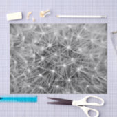 Löwenzahn-Flaum-Makro Seidenpapier (Handwerk)