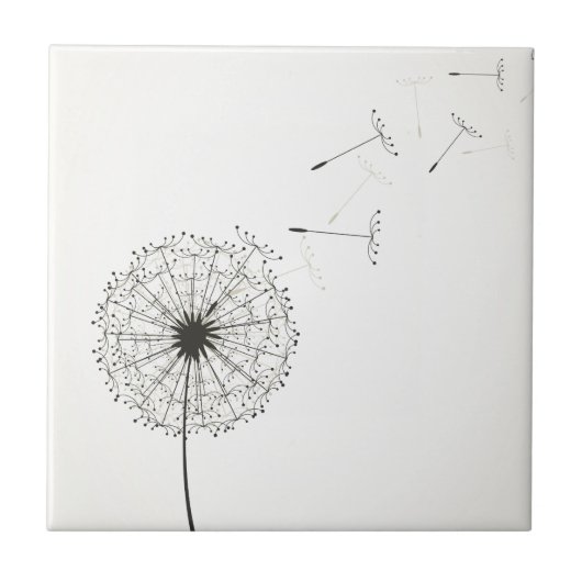 Löwenzahn Fliese (Vorderseite)