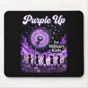 Löwenzahn für militärisches Kind aufziehen Mousepad
