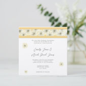 Löwenzahn-Hochzeitseinladung Einladung (Stehend Vorderseite)