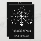 Löwenzahn im Wind in der Erinnerung (Vorne/Hinten)