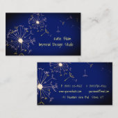 Löwenzahn im Wind Visitenkarte (Vorne/Hinten)