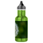 Löwenzahn in der hellen Edelstahlmatte Edelstahlflasche (Rechts)