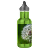 Löwenzahn in der hellen Edelstahlmatte Edelstahlflasche (Links)