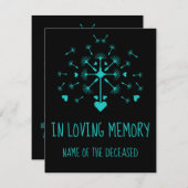 Löwenzahn in der liebenden Speicherkarte (Vorne/Hinten)