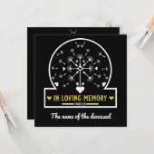 Löwenzahn in der liebenden Speicherkarte Karte (Vorderseite/Rückseite Beispiel)