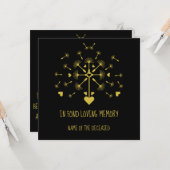 Löwenzahn in der liebenden Speicherkarte Karte (Vorderseite/Rückseite Beispiel)