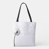 Löwenzahn-Inspiration ganz über Tasche (Rückseite)