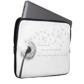 Löwenzahn-Inspirations-Neopren-Laptop-Hülse Laptopschutzhülle (Vorne Rechts)