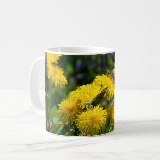 Löwenzahn Kaffeetasse (Vorderseite Links)