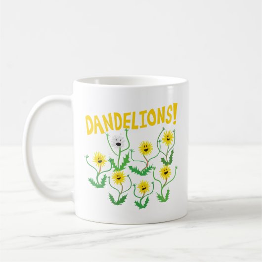 Löwenzahn! Kaffeetasse (Links)
