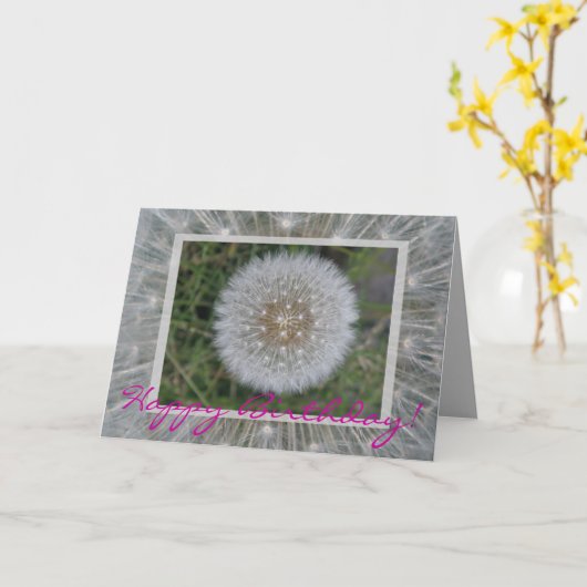 Löwenzahn-Karte Karte (Gelbe Blume)