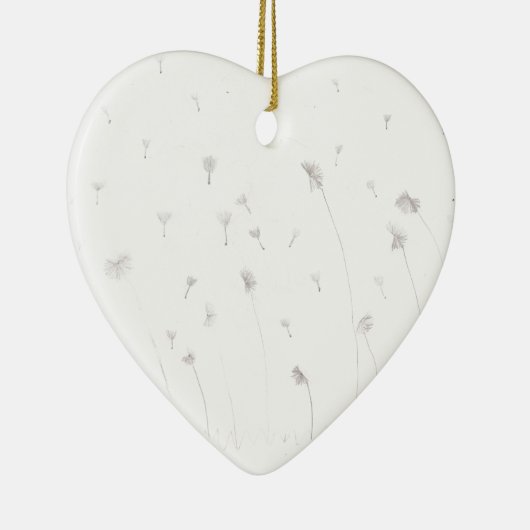 Löwenzahn Keramik Ornament (Rechts)