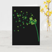 Löwenzahn Kleeblatt St. Patrick Irisch R Karte (Gelbe Blume)