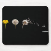 Löwenzahn-Lebenszyklus Mousepad (Vorne)