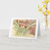 Löwenzahn-leere Anmerkungs-Karte Karte (Gelbe Blume)